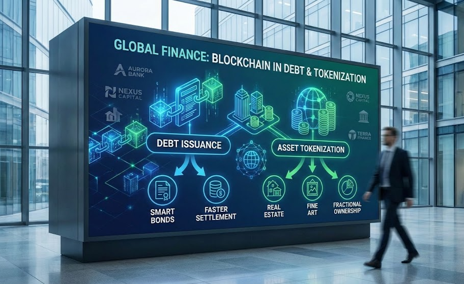 How Major Financial Institutions Are Using Blockchain for Debt Issuance and Asset Tokenization